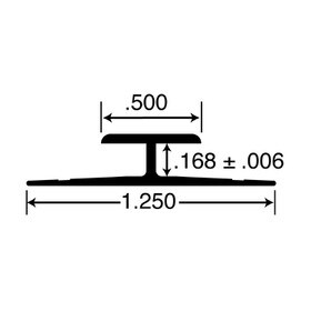 1/8in to 5/32in | Aluminum Divider Moulding