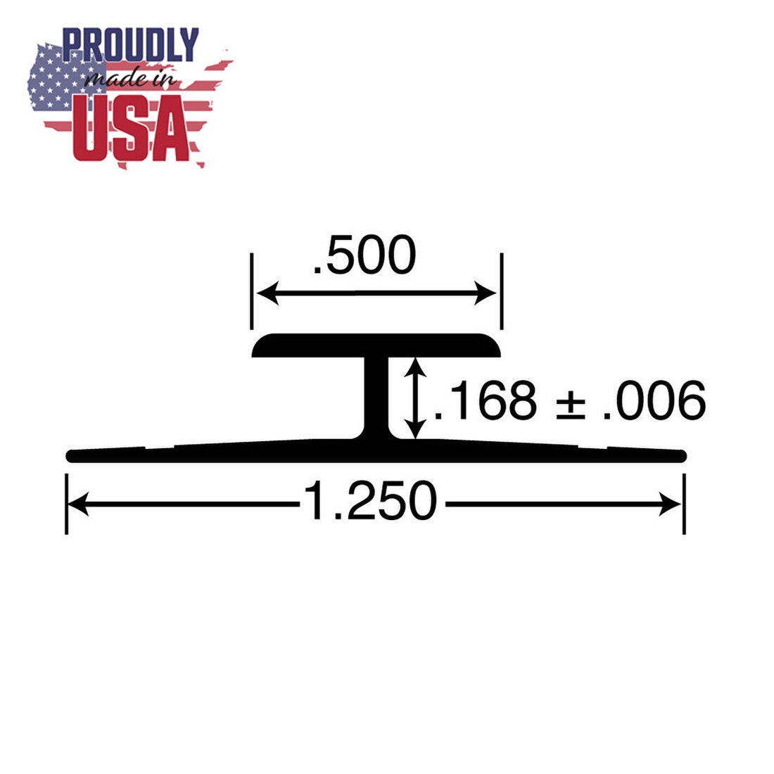 1/8in to 5/32in | Aluminum Divider Moulding