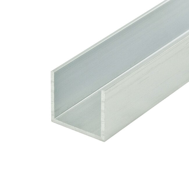 Extruded Aluminum U Channel 3/4in
