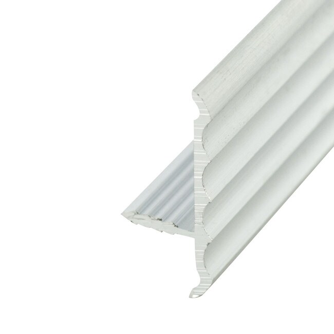 1-1/4in | Rigid Aluminum | Offset Barb Rippled Tee Moulding