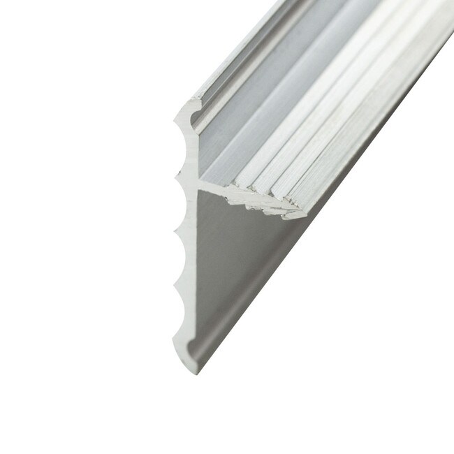 1-1/4in | Rigid Aluminum | Offset Barb Rippled Tee Moulding