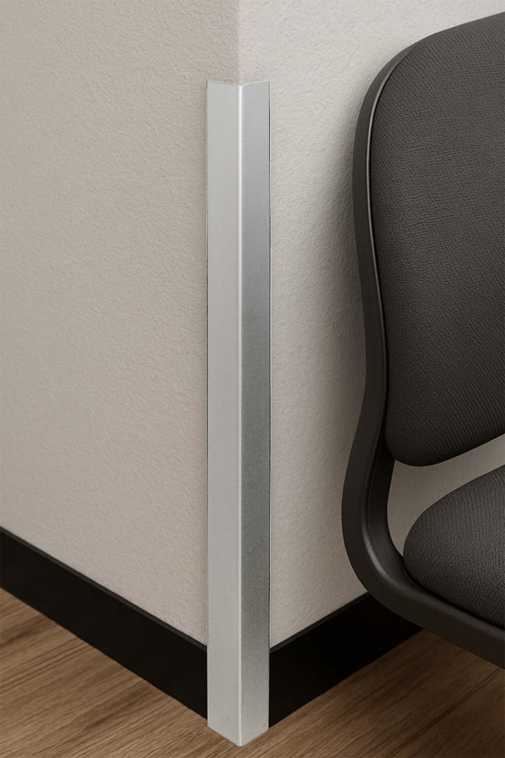 1in x 1in x 1/16in Thick | Mill Finish Aluminum Even Leg | 135° Angle Moulding | ALU469-135 Series