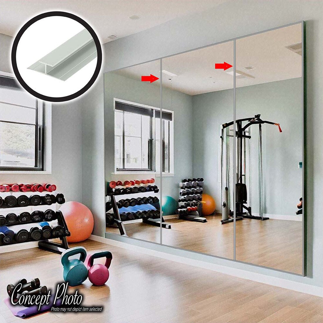 1/2in | Aluminum Divider Moulding