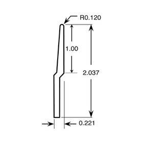 2in H | Mill Finish Aluminum | Z Panel Hanger