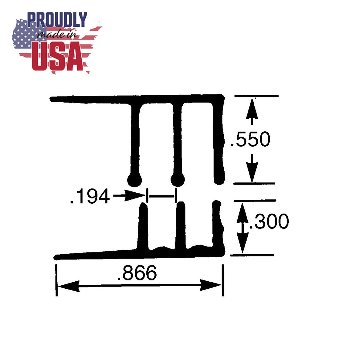 Upper And Lower Track Aluminum