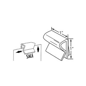 White Styrene | All Purpose Adhesive Clip