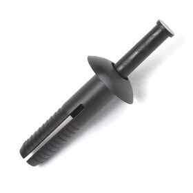 1/4" Diameter Black Mushroom Head Plastic Drive Pin for 1" Panel Thickness