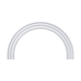 36" x 5-1/2" Decorative Arch Trim with 4" Extension