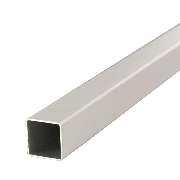 1in Sq | Panel Connector Tubing | Aluminum | 8ft Length