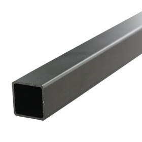 3/4in | Black Anodized | Square Aluminum Tubing | 8ft Length