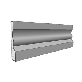 8" High x 1-1/2" Deep American Series Acrocore EPS Water Table Moulding 8' Length
