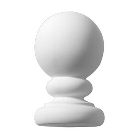 5-1/4" High x 3-1/4" Diameter Full Round Post Ball