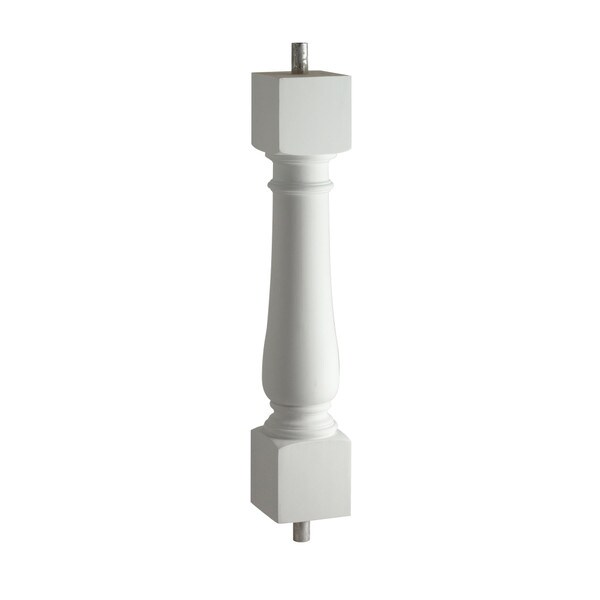 4-1/4" Wide x 31" High Primed White Polyurethane Baluster