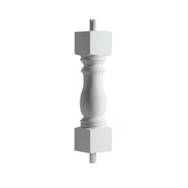 4-1/2" Wide x 28" High Primed White Polyurethane Baluster | BAL5X28WF Series