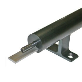 1/2in x 1/8in Bar | Matte Black Powder Coated Finish | Steel Round Rail Splice Kit