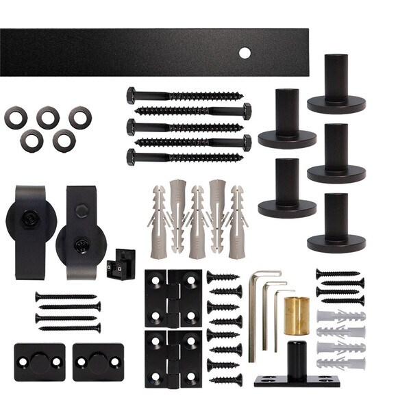 Bi Fold Single Door | Top Mount Hardware Kit with 6ft Long Rail