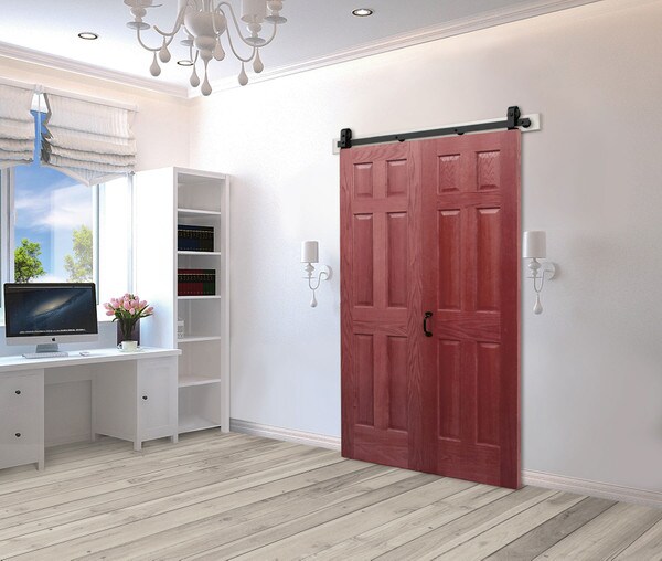 Bi Fold Single Door | Top Mount Hardware Kit with 6ft Long Rail