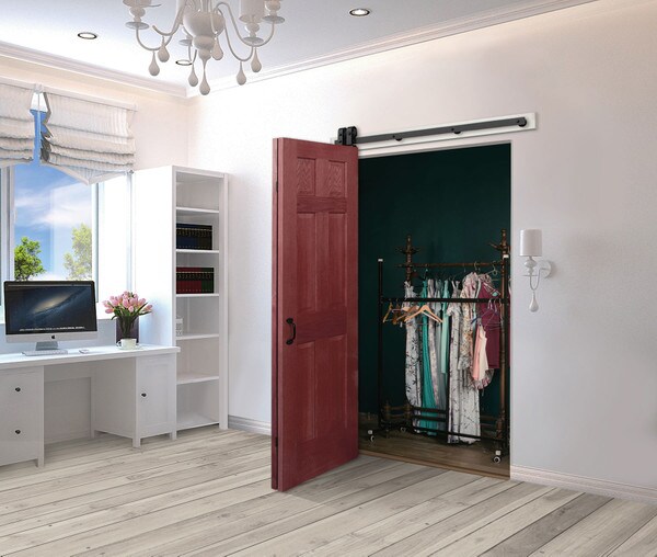 Bi Fold Single Door | Top Mount Hardware Kit with 6ft Long Rail