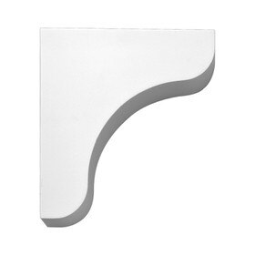 Fypon 3" Wide x 11-1/4" High Primed White Polyurethane Bracket