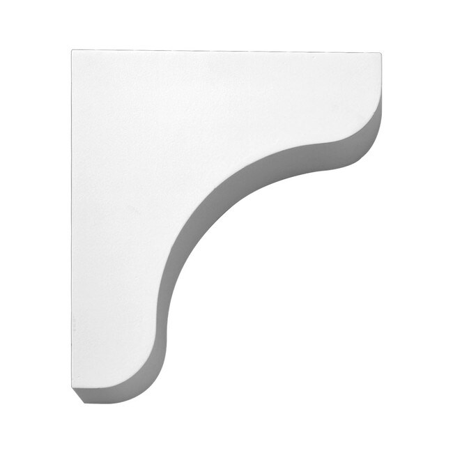 Fypon 3" Wide x 11-1/4" High Primed White Polyurethane Bracket