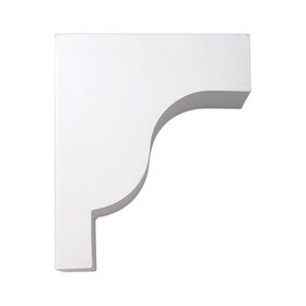 Fypon 4" Wide x 12" High Primed White Polyurethane Bracket