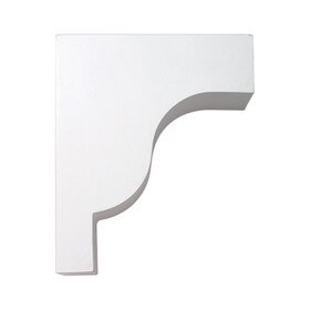 Fypon 4" Wide x 12" High Primed White Polyurethane Bracket