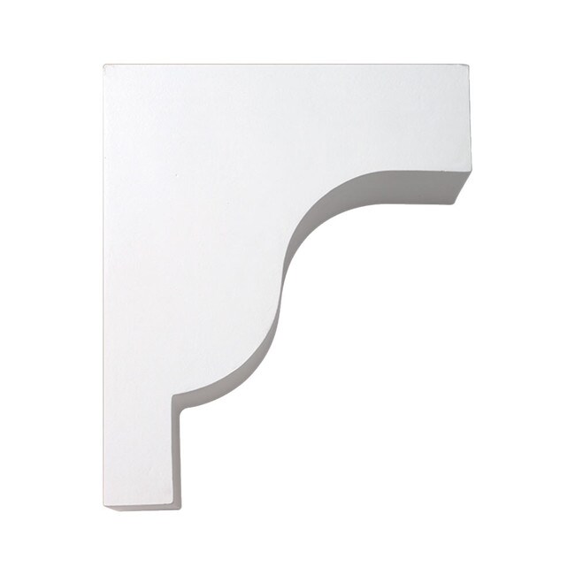 Fypon 4" Wide x 12" High Primed White Polyurethane Bracket
