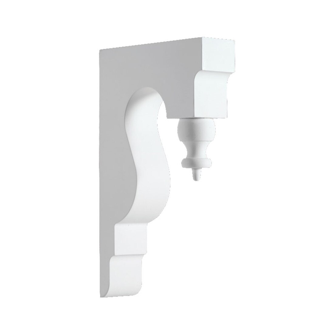 Fypon 2-3/4" Wide x 16" High Primed White Polyurethane Bracket