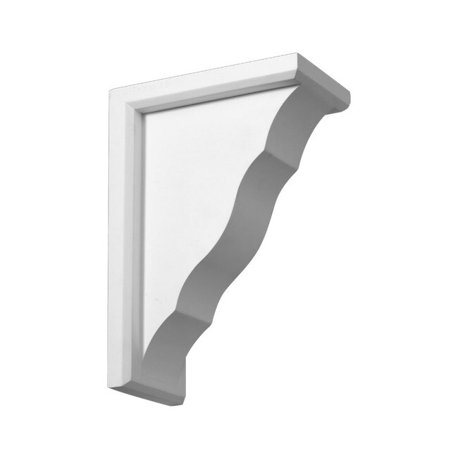 Fypon 3" Wide x 15" High Primed White Polyurethane Bracket