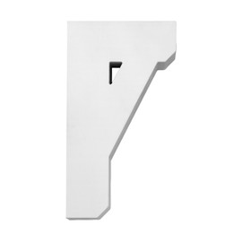 Fypon 3-1/8" Wide x 20" High Primed White Polyurethane Bracket