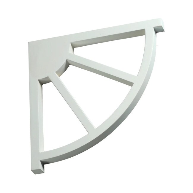 Fypon 1" Wide x 12" High Primed White Polyurethane Bracket