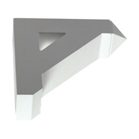 Fypon 3-1/2" Wide x 12" High Primed White Polyurethane Bracket