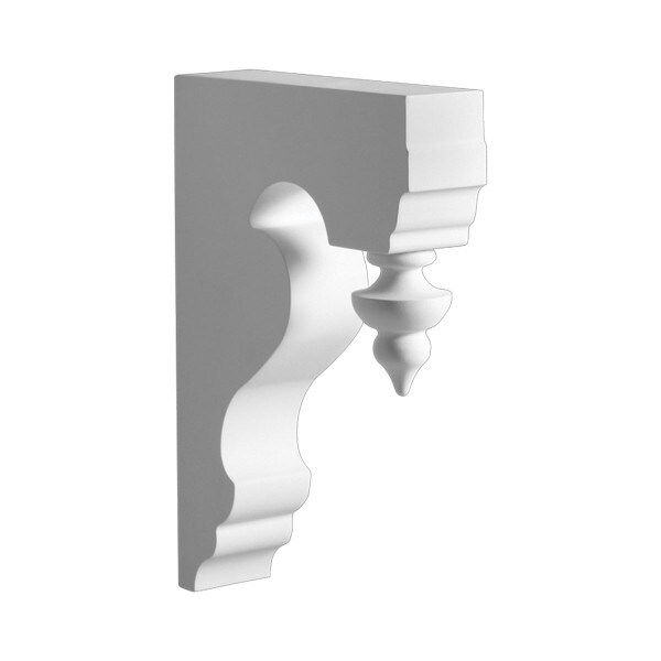 Fypon 3" Wide x 16-1/2" High Primed White Polyurethane Bracket