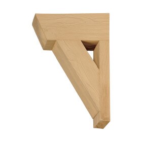 3-1/2" Wide x 20" High Primed Neutral Oatmeal Polyurethane Bracket