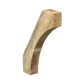 3-3/8" Wide x 24" High Primed Neutral Oatmeal Polyurethane Bracket
