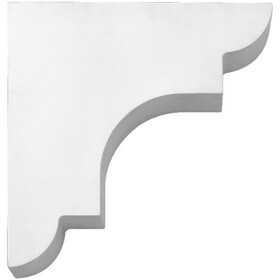Fypon 3-1/2" Wide x 13" High Primed White Polyurethane Bracket