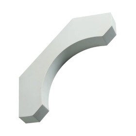 Fypon 3-1/2" Wide x 13-1/2" High Primed White Polyurethane Bracket
