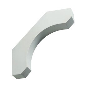 Fypon 3-1/2" Wide x 13-1/2" High Primed White Polyurethane Bracket