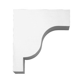Fypon 4" Wide x 15-3/4" High Primed White Polyurethane Bracket