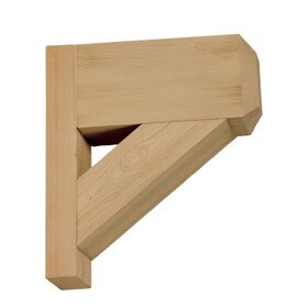3-1/2" Wide x 16" High Primed Neutral Oatmeal Polyurethane Bracket