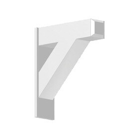 Fypon 4-7/16" Wide x 16" High Primed White Polyurethane Bracket