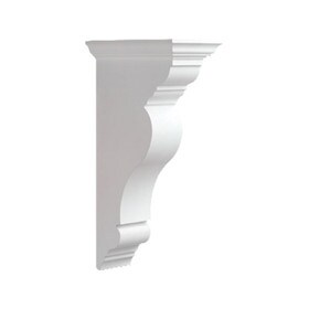 Fypon 8-11/32" Wide x 27-9/16" High Primed White Polyurethane Bracket