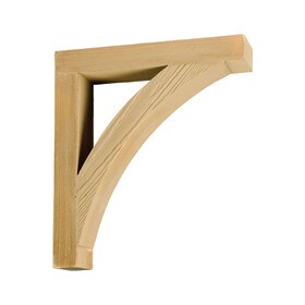 4" Wide x 18" High Primed Neutral Oatmeal Polyurethane Bracket