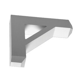 Fypon 3-1/2" Wide x 16-1/2" High Primed White Polyurethane Bracket