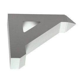 Fypon 18" Wide x 18" High Primed White Polyurethane Bracket