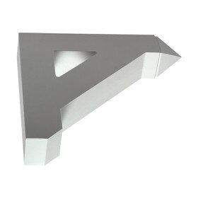 Fypon 18" Wide x 18" High Primed White Polyurethane Bracket