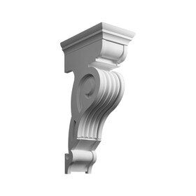 Fypon 11" Wide x 35" High Primed White Polyurethane Bracket