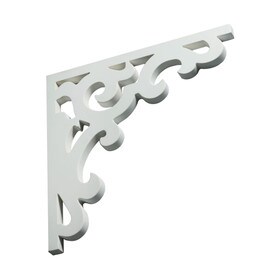 Fypon 1-1/8" Wide x 20" High Primed White Polyurethane Bracket