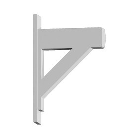 Fypon 5-1/2" Wide x 30" High Primed White Polyurethane Bracket