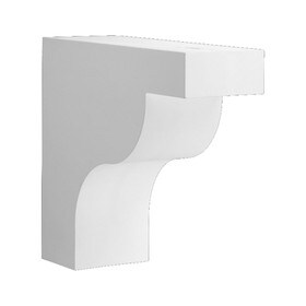 Fypon 8-1/2" Wide x 26" High Primed White Polyurethane Bracket